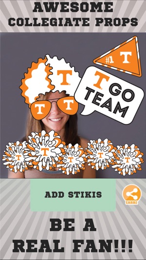 Tennessee Volunteers Selfie Stickers(圖2)-速報App