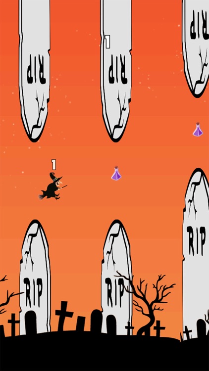 Halloween Flappy Witch Pro