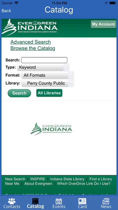 Perry County Public Library screenshot 2