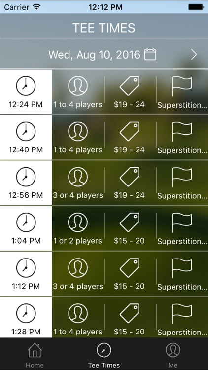 Superstition Springs Tee Times