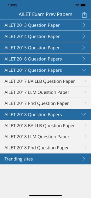 AILET Exam Prev Papers