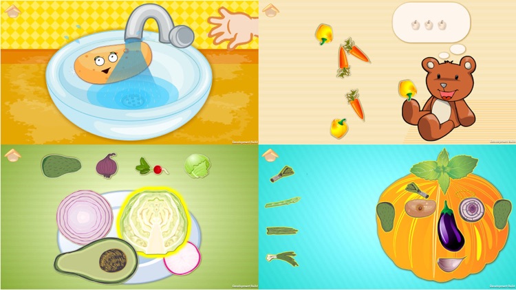 Funny Veggies! Educational games for children