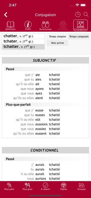 Dictionnaire Le Robert Mobile(圖7)-速報App