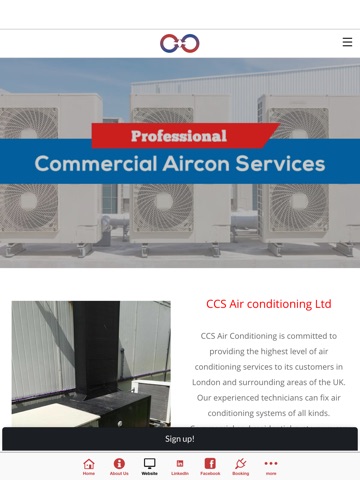 Скриншот из CCS Air Conditioning Ltd