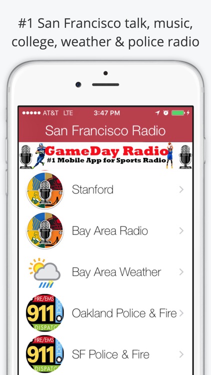 San Francisco GameDay Radio for 49ers Giants