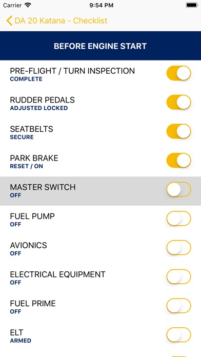 DA20 Checklist screenshot 3