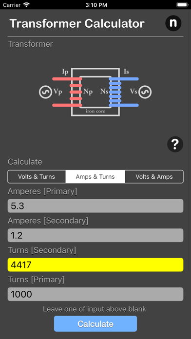 Transformer Calculator Plus screenshot 3