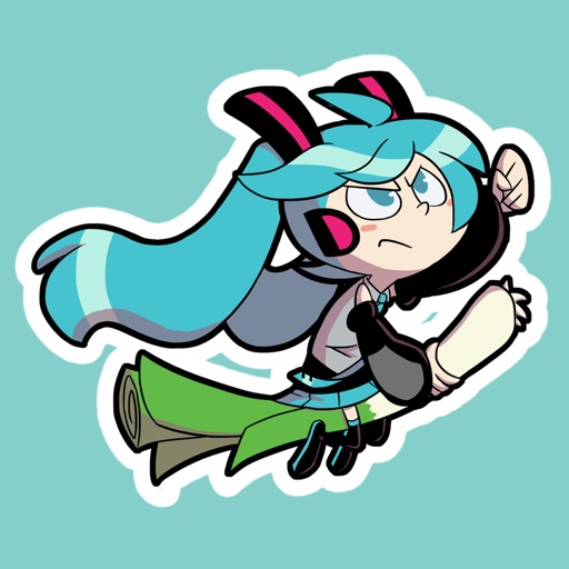 Miku Let's Go Sticker Pack Icon