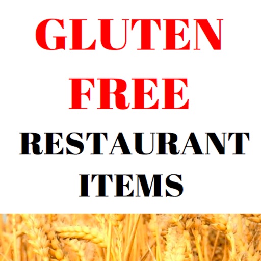 Gluten Free Restaurant Items iOS App
