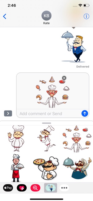 Chef Gourmet Solo Stickers(圖3)-速報App