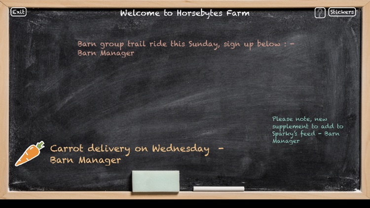 Barn Blackboard