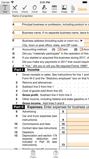 1040SCHEDULEC Form(圖3)-速報App