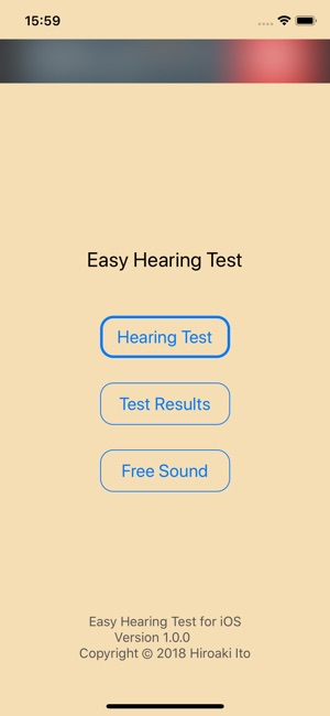 Easy Hearing Test