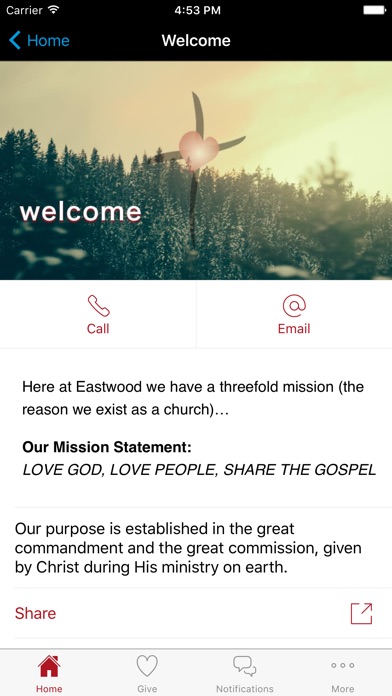Eastwood Baptist Marietta screenshot 2