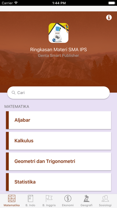 How to cancel & delete Ringkasan Materi SMA IPS from iphone & ipad 1