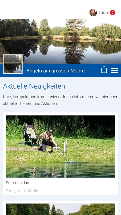 Angeln am grossen Moore