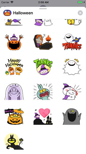 Halloween Boo Emojis Sticker(圖4)-速報App