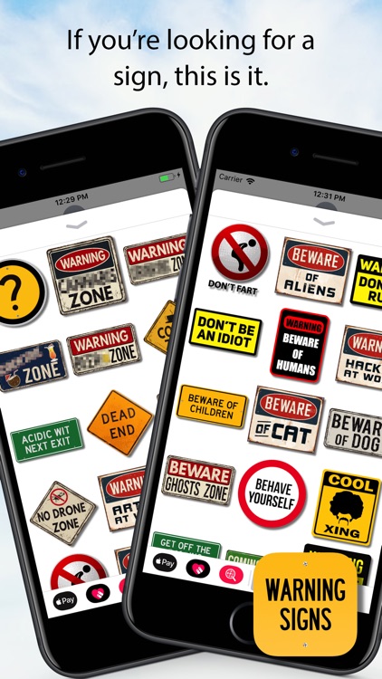Warning Sign Animated Stickers screenshot-4