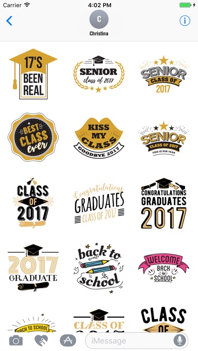The University Stickers screenshot 2