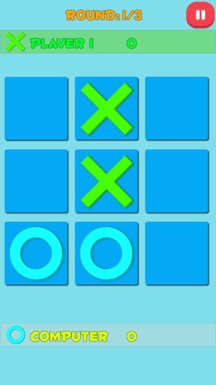 Tic Tac Toe Glow XOXO - Gomoku by Rabia Sadiq