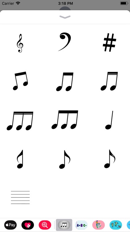 Sheet Music Notes Stickers