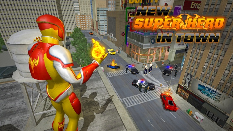 Real City Superhero Fireman screenshot-4