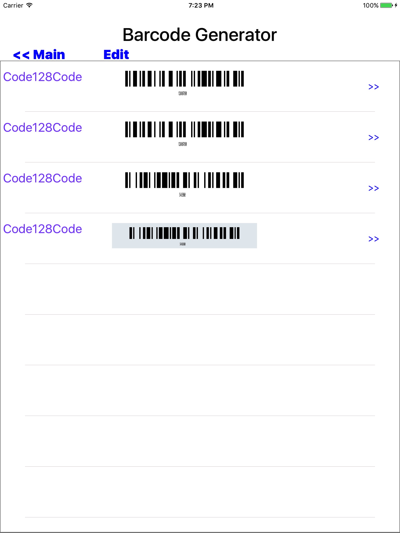 Barcode Generator screenshot 3