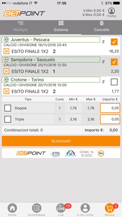 Scommesse screenshot-4
