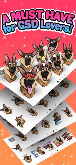 GSDmoji German Shepherd(圖2)-速報App