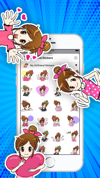 How to cancel & delete Girlfriend Sticker from iphone & ipad 1