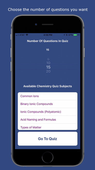 General Chemistry Quiz screenshot 3