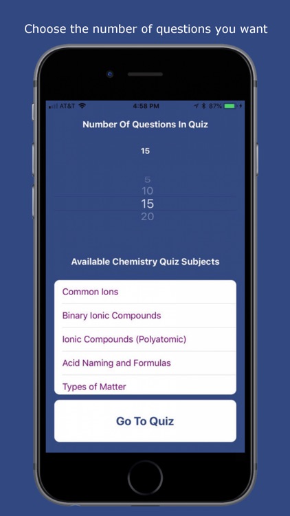 General Chemistry Quiz