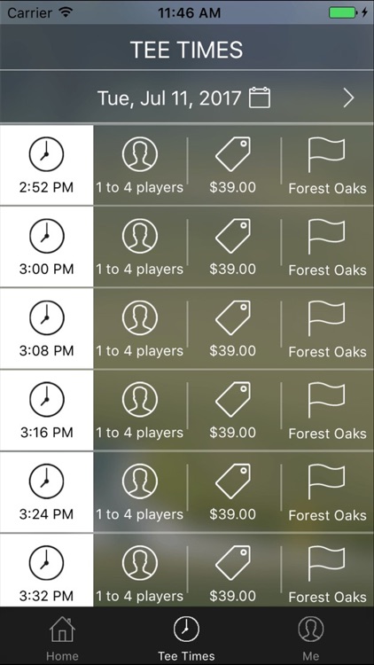 Forest Oaks Golf Tee Times