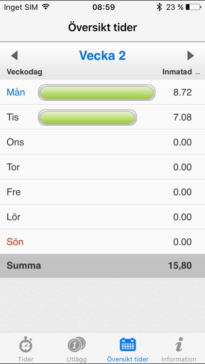 Visma Tid screenshot-3