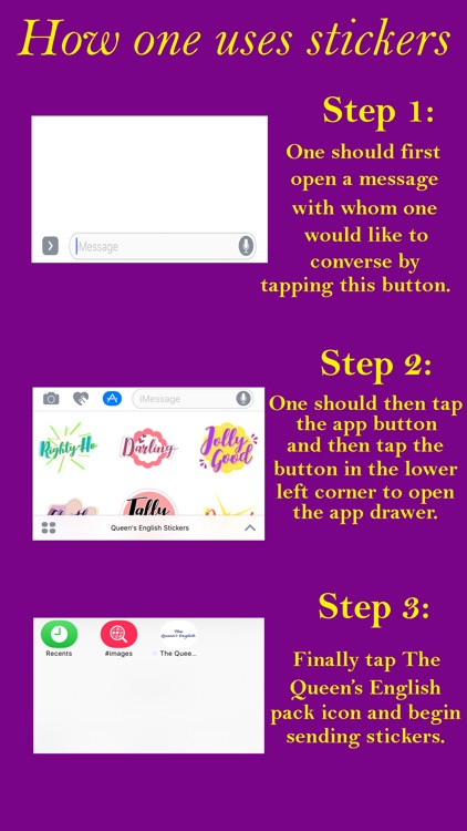 The Queens English Stickers