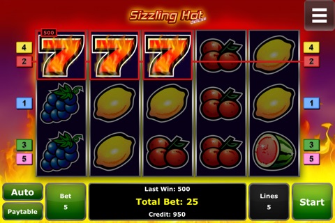 Sizzling Hot™ Deluxe Slot screenshot 2