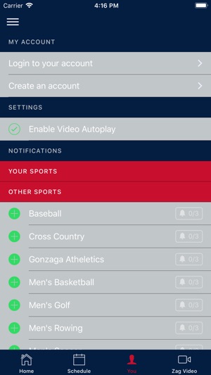 Gonzaga Athletics(圖3)-速報App