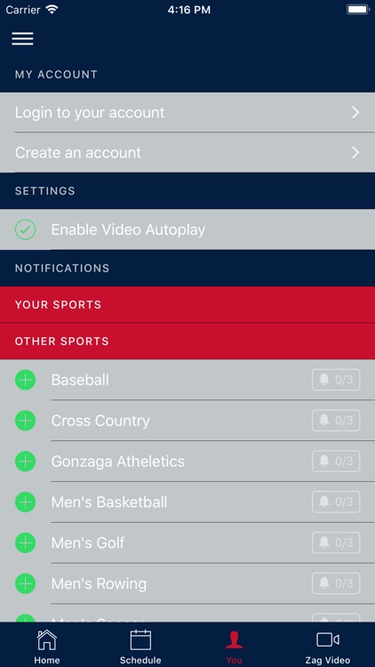 Gonzaga Athletics