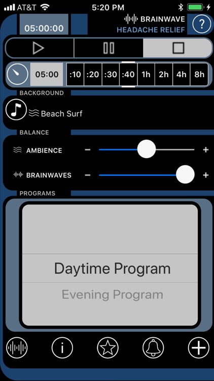 BrainWave Binaural Headache Relief with Ambience screenshot-0
