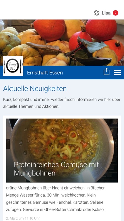 Ernsthaft Essen