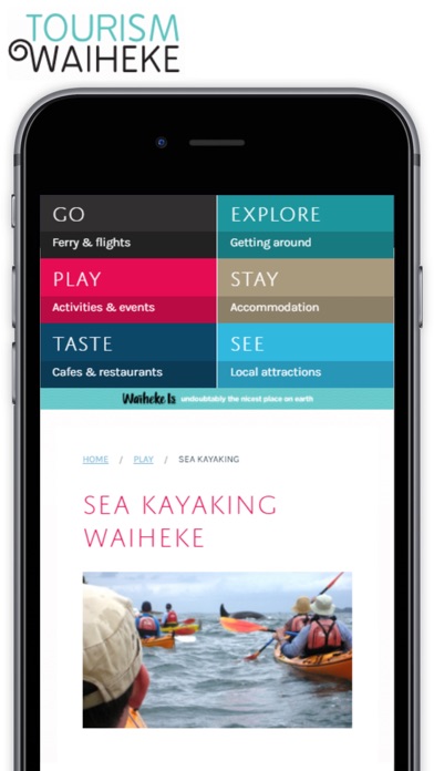 Tourism Waiheke screenshot 2