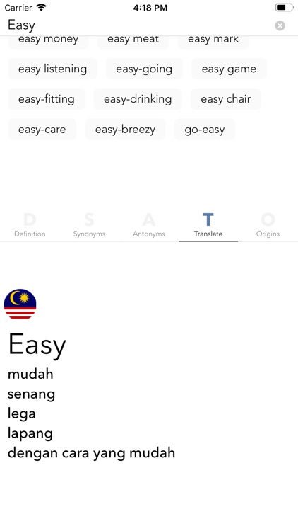 Easy Dictionary Malay