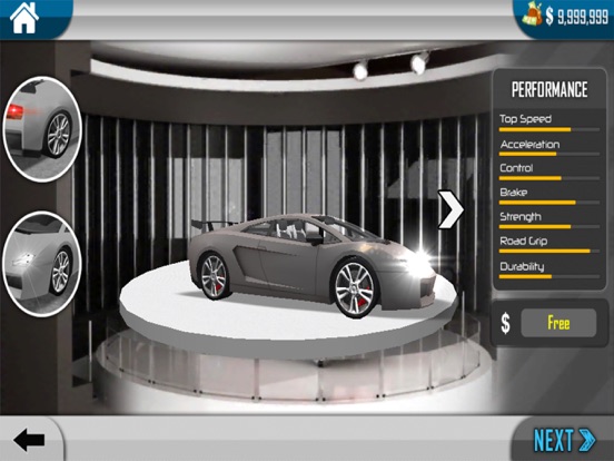 Sports Car racing Simulator 3D для iPad