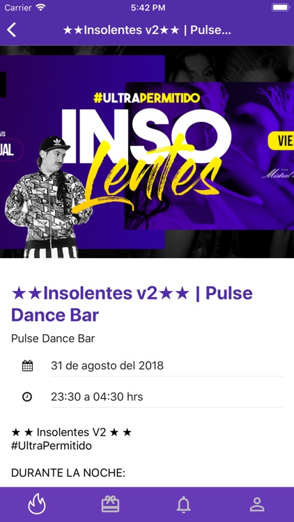 Pulse dance bar