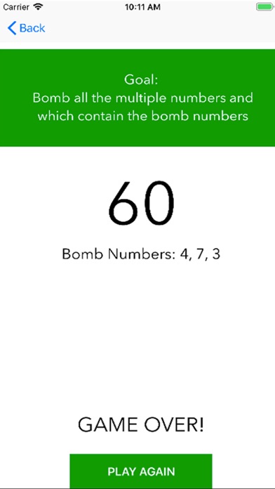 Bomb - Numbers game screenshot 3