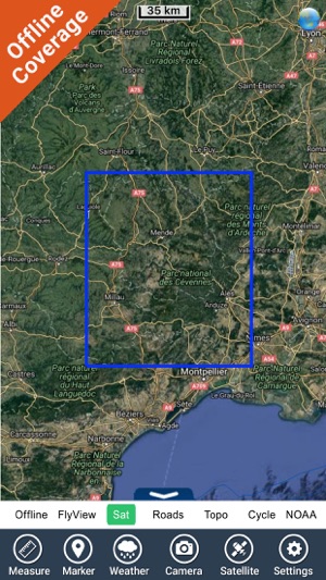 Cevennes NP GPS Map navigator(圖5)-速報App