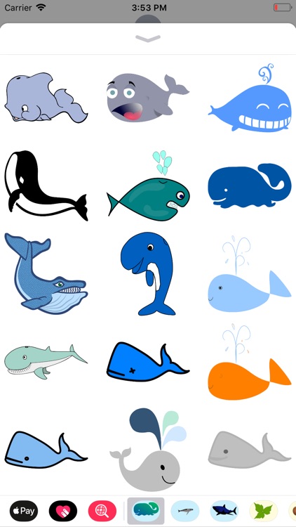 Winsome Whale Stickers