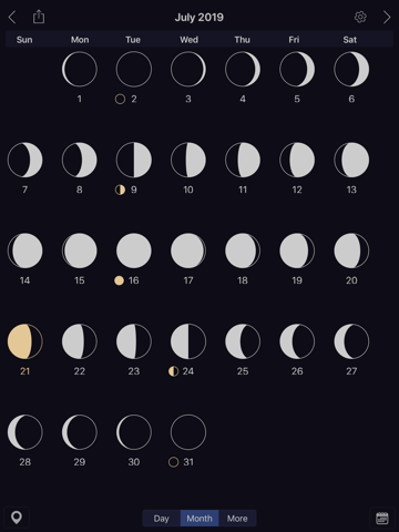 Moon Calendar Plus screenshot 2