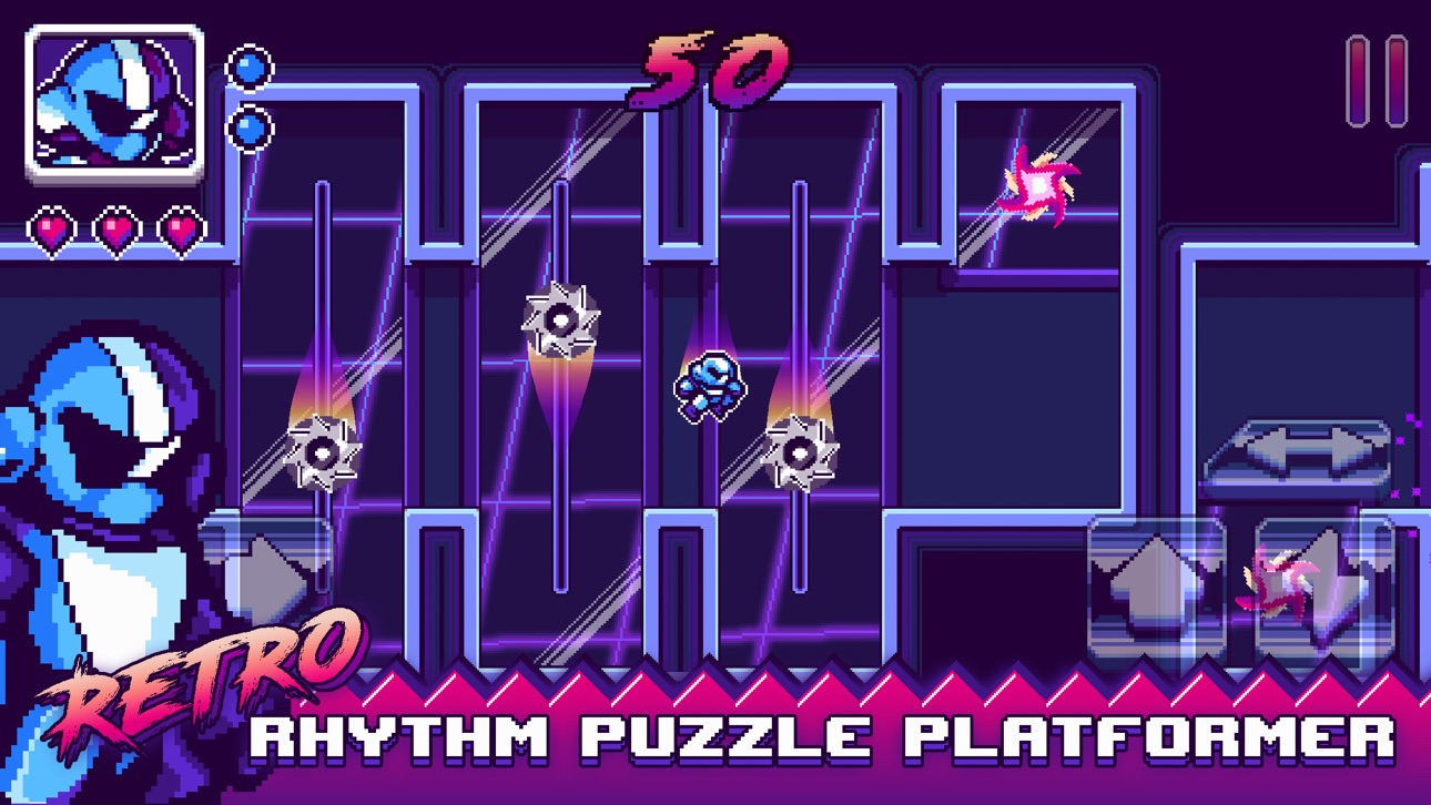 Synthwave Escape - Free Hack screenshot 1 - iOS game interface