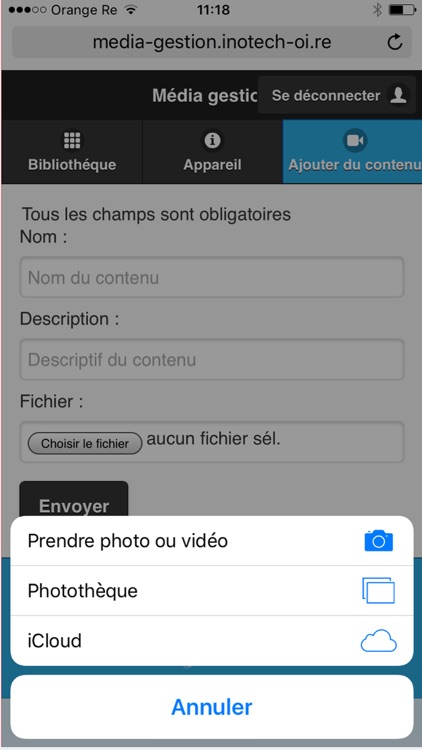 Media gestion screenshot-3